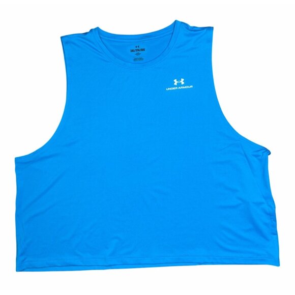 Under Armour Womens Loose Blue Vanish Energy Crop Tank Top 2XL - Picture 7 of 12